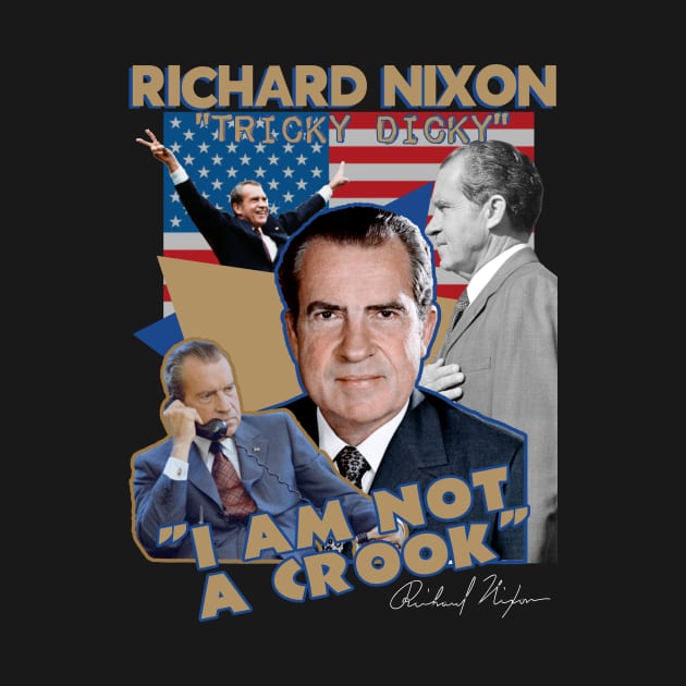 Richard Nixon 37th president Gangsta rap band bootleg by Captain-Jackson