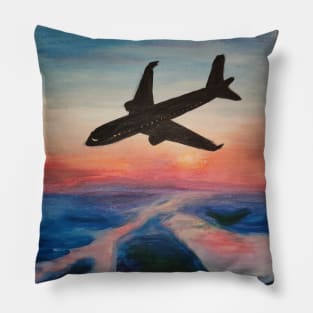 A flight above Elbe Pillow