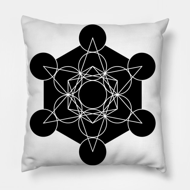 Hexa-Sound Harmonizer Diagram Pillow by MAD Productions