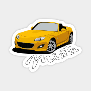 Miata NC (Custom Yellow) Magnet