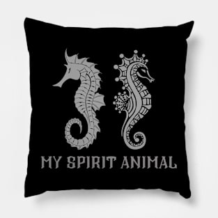 My spirit animal seahorse Duo Pillow