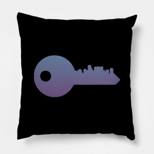 Key Skyline City New York NY Pillow