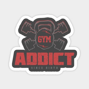 Gym Addict - Workout Motivation & Inspiration Magnet
