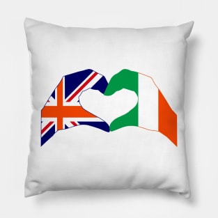 We Heart UK & Ireland Patriot Flag Series Pillow