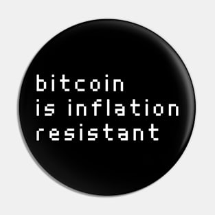 bitcoin is inflation resistant Pin