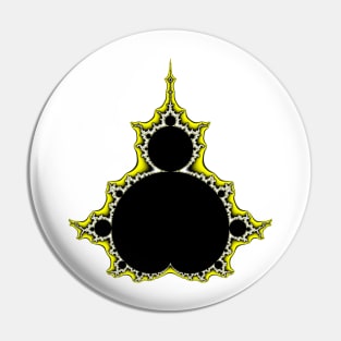 Mandelbrot Buddha Pin