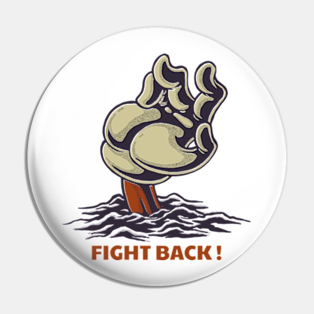 Fight back Pin by myvintagespace