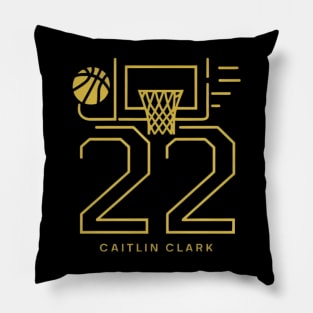 caitlin clark 22 Pillow