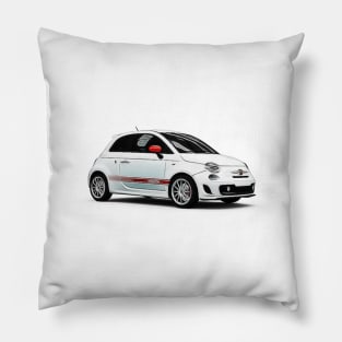 Abarth 500 Cartoon Pillow