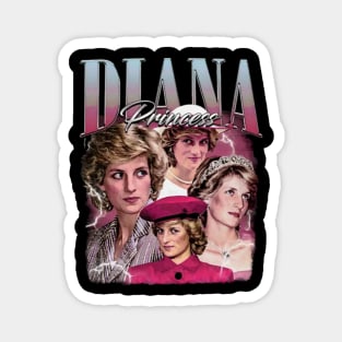 Diana, Princess Of Wales Bootleg Vintage Magnet