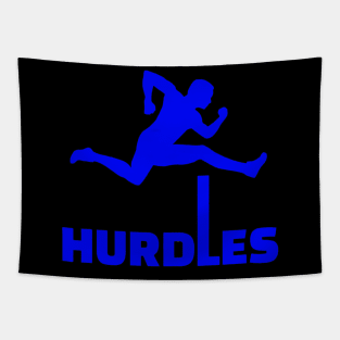 HURDLES royal Tapestry