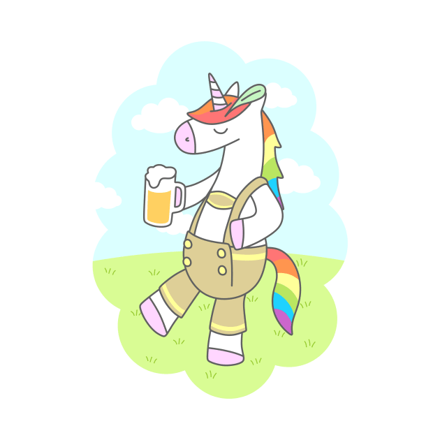 Unicorn Oktoberfest by sombrasblancas