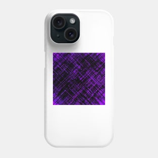 Criss-cross Pattern, Purple Phone Case