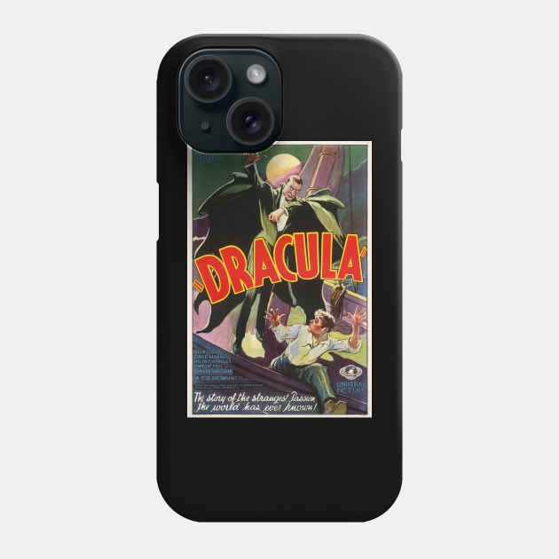 Dracula Movie Poster Phone Case by MovieFunTime