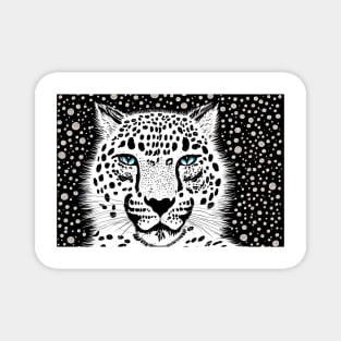 Snow Leopard Magnet