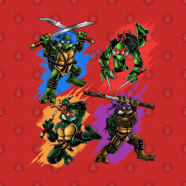 Teenage mutant ninja Turtles by Ale_jediknigth