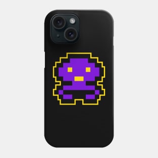 Purple Alien Cutes Gaming 8 Bit Phone Case