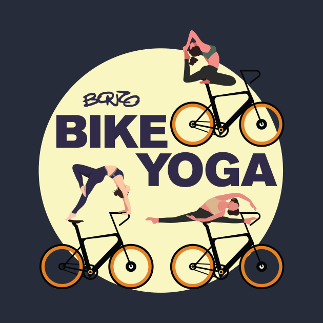 Bike Yoga 1 by BonzoTee