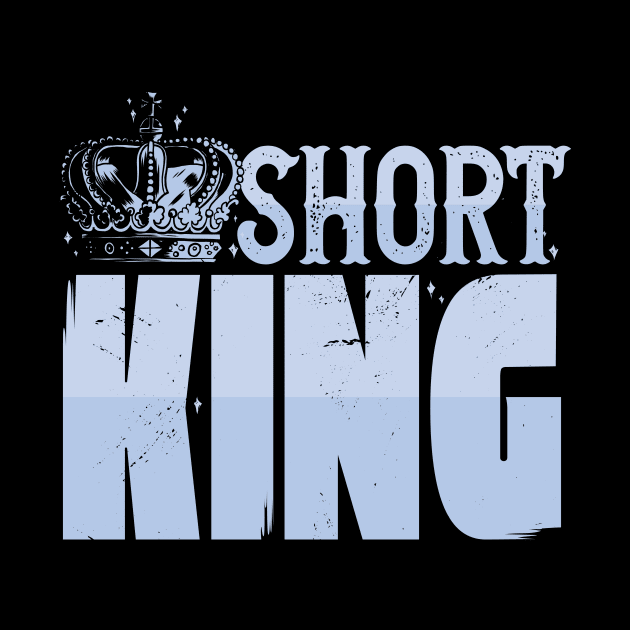 Short King // Funny Short Guy Crown by SLAG_Creative