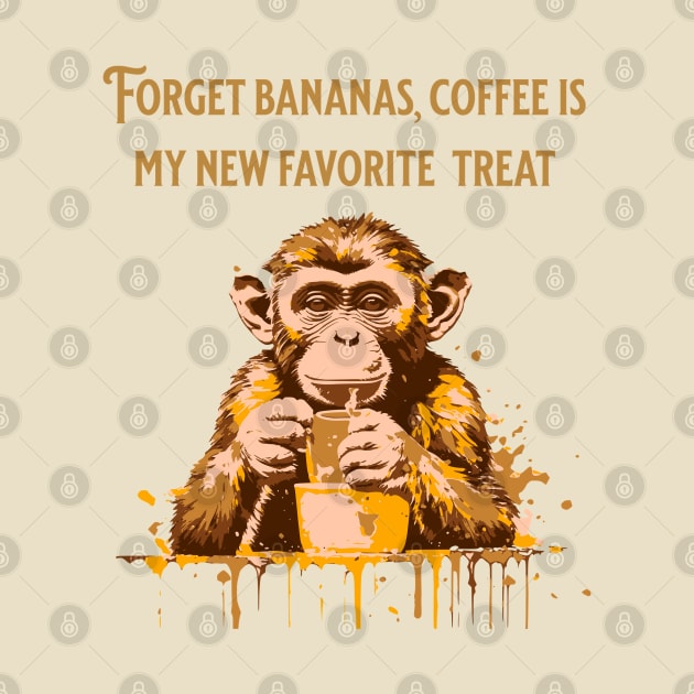 Coffee Monkey by Mugs and threads by Paul