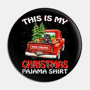 This Is My Christmas Pajama Shirt Portuguese Truck Tree Pin