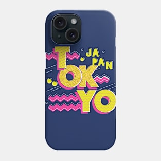 Retro 90s Style Tokyo, Japan Phone Case