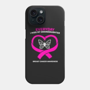 In Remembrance Memory Granddaughter Breast Cancer Awareness Phone Case