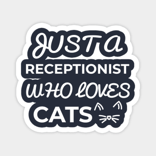 receptionist cat owner Magnet