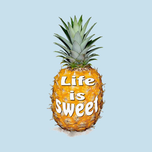 Life is sweet with yellow pineapple by pickledpossums