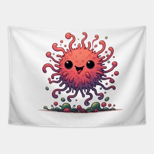 Cute Microbe Tapestry