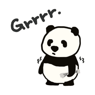 Grrrr. Panda is growling.. T-Shirt