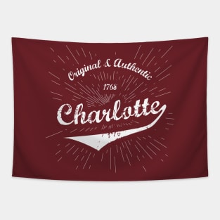 Original Charlotte, NC Shirt Tapestry