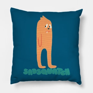 Sadsquatch Pillow