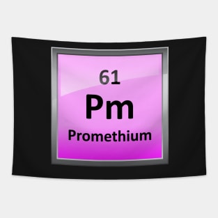 Promethium Periodic Table Element Symbol Tapestry