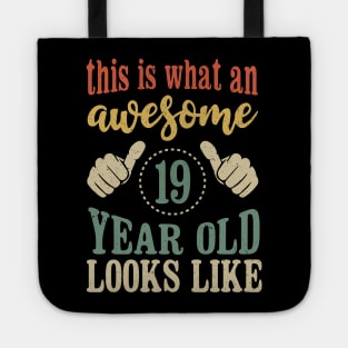 This is What an Awesome 19th Gift 19 Year Old Birthday Gift Tote