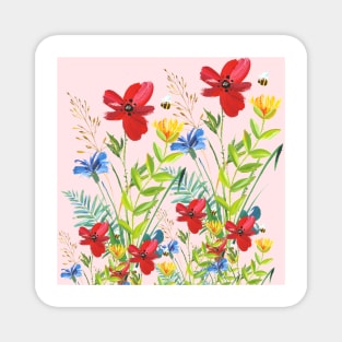 Spring , Summer , Floral Bonanza Magnet