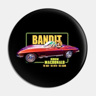 NORM MACDONALD CLASSIC CAR BANDIT Pin