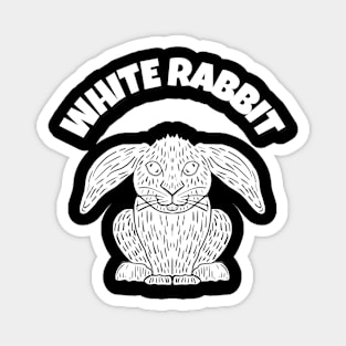 WHITE RABBIT Magnet