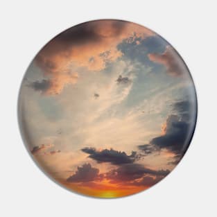 Wonderful colored sunset Pin