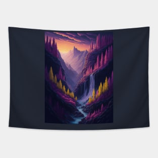 waterfall three Tapestry