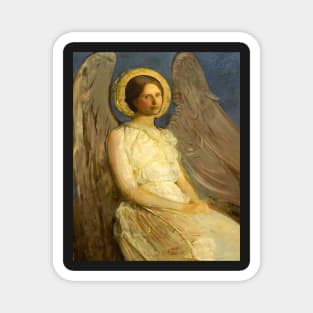 Angel Meditating Heaven Sent 107 Magnet