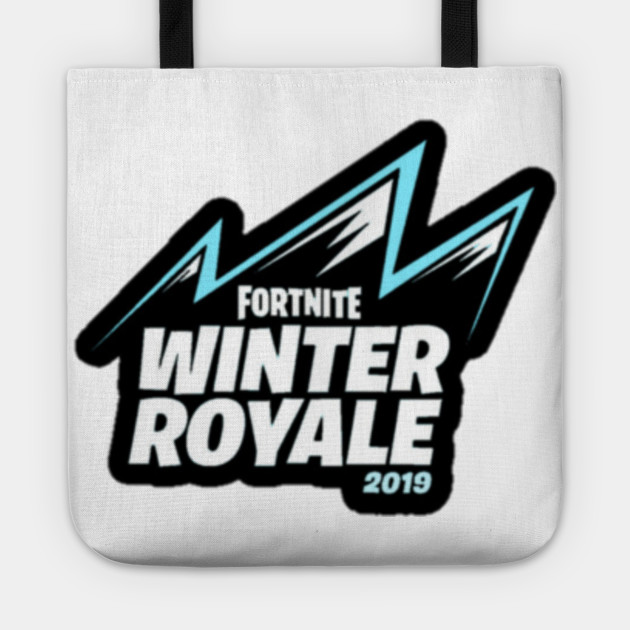 Fortnite Winter Royale 2019 Logo Fortnite Winter Royale Tote