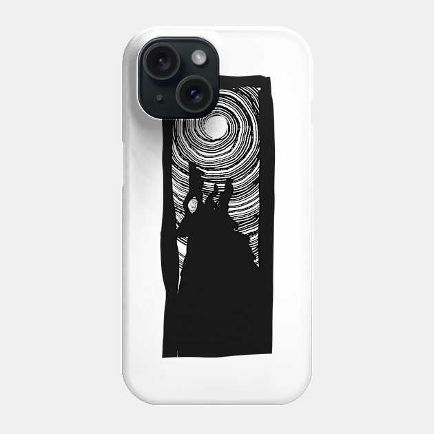 Howling wolf Phone Case by ruhefuchs