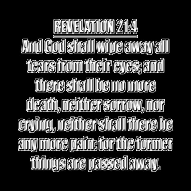 Revelation 21:4 KJV Bible Verse by Holy Bible Verses