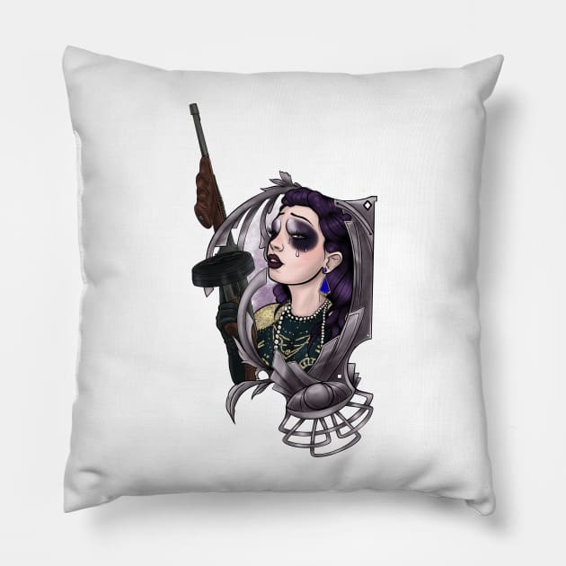 Dangerous Dame Pillow by xdrewstroyerx