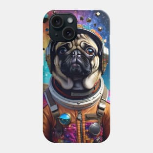 Galactic Pug Explorer Phone Case
