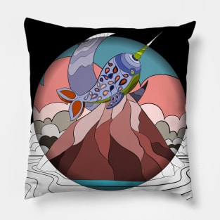 Space Narwhal Pillow