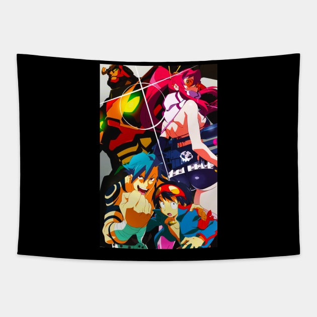 Tengen Toppa Gurren-Lagann Tapestry by TheDressCodes