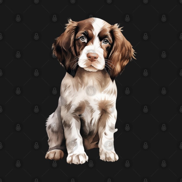 Puppy English Springer Spaniel by DavidBriotArt