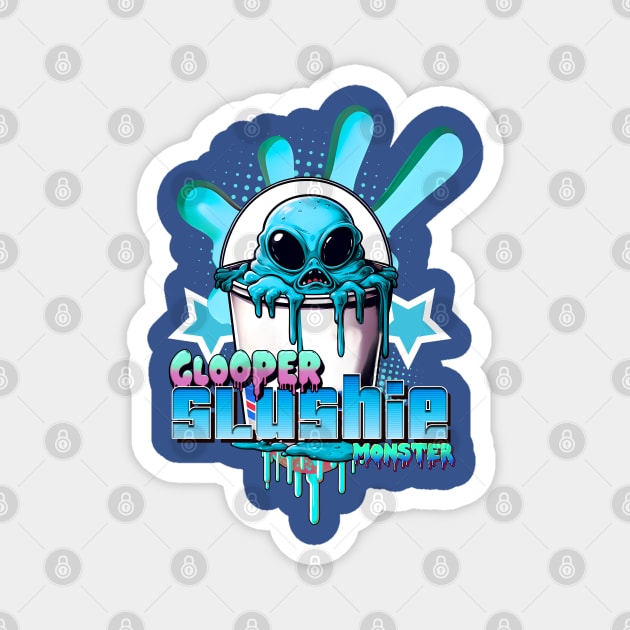 Slushie Sludge Monster "Glooper" Magnet by Invad3rDiz